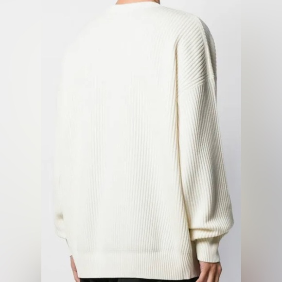 Y-3 YOHJI YAMAMOTO ADIDAS TECH KNIT CREWNECK SWEATER ECRU/WITH BEANIE! - Picture 4 of 13